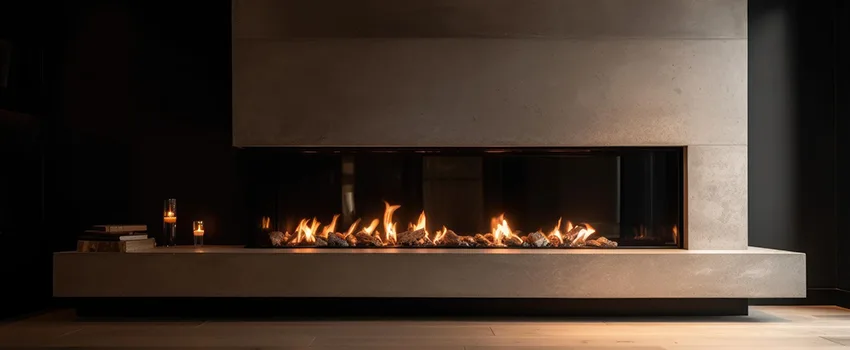 Gas Fireplace Ember Bed Design Services in Crystal Lake, Illinois