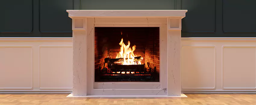 Open Flame Wood-Burning Fireplace Installation Services in Crystal Lake, Illinois