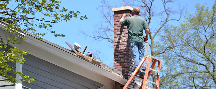 Vinyl and PVC Chimney Flashing Installation in Crystal Lake, IL