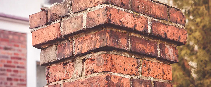 Cracked Chimney Bricks Repair Cost in Crystal Lake, Illinois